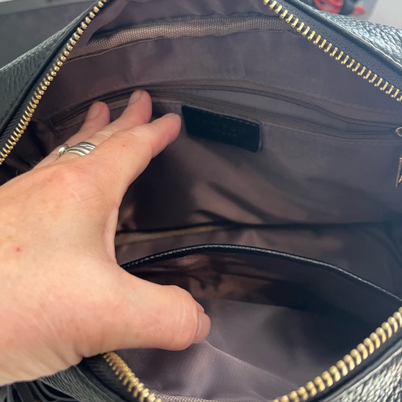 Pom-pom London City  Plus black bag with two straps - Picture 5 of 7